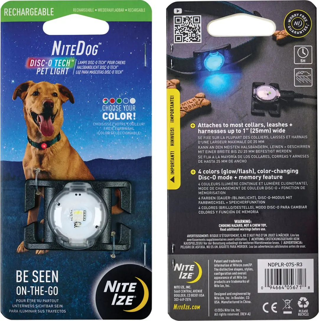 Nite Ize NiteDog Halsbandlamp Disco