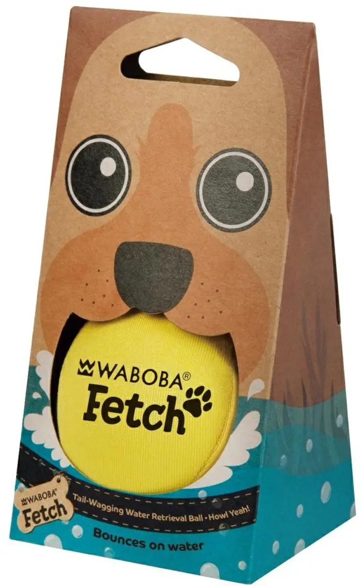 Waboba Pet Fetch Ball - Hondenspeelgoed - Blauw - afbeelding 2 van 6
