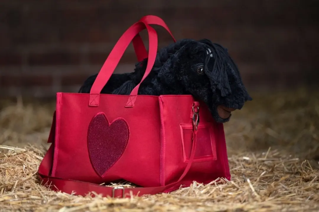 HKM Cuddle Pony Transporttas - Rood - afbeelding 3 van 6