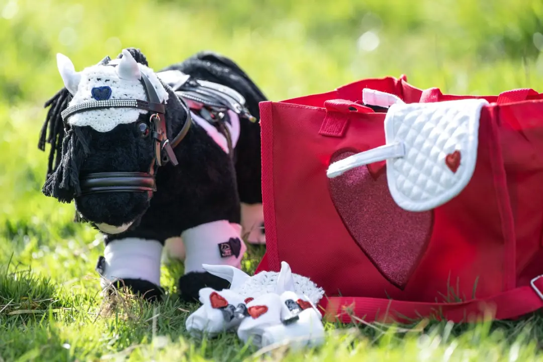 HKM Cuddle Pony Transporttas - Rood - afbeelding 6 van 6