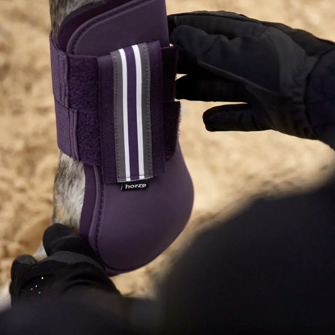 Horze Adepto Peesbeschermers Cob Blackcurrant Purple - afbeelding 6 van 6