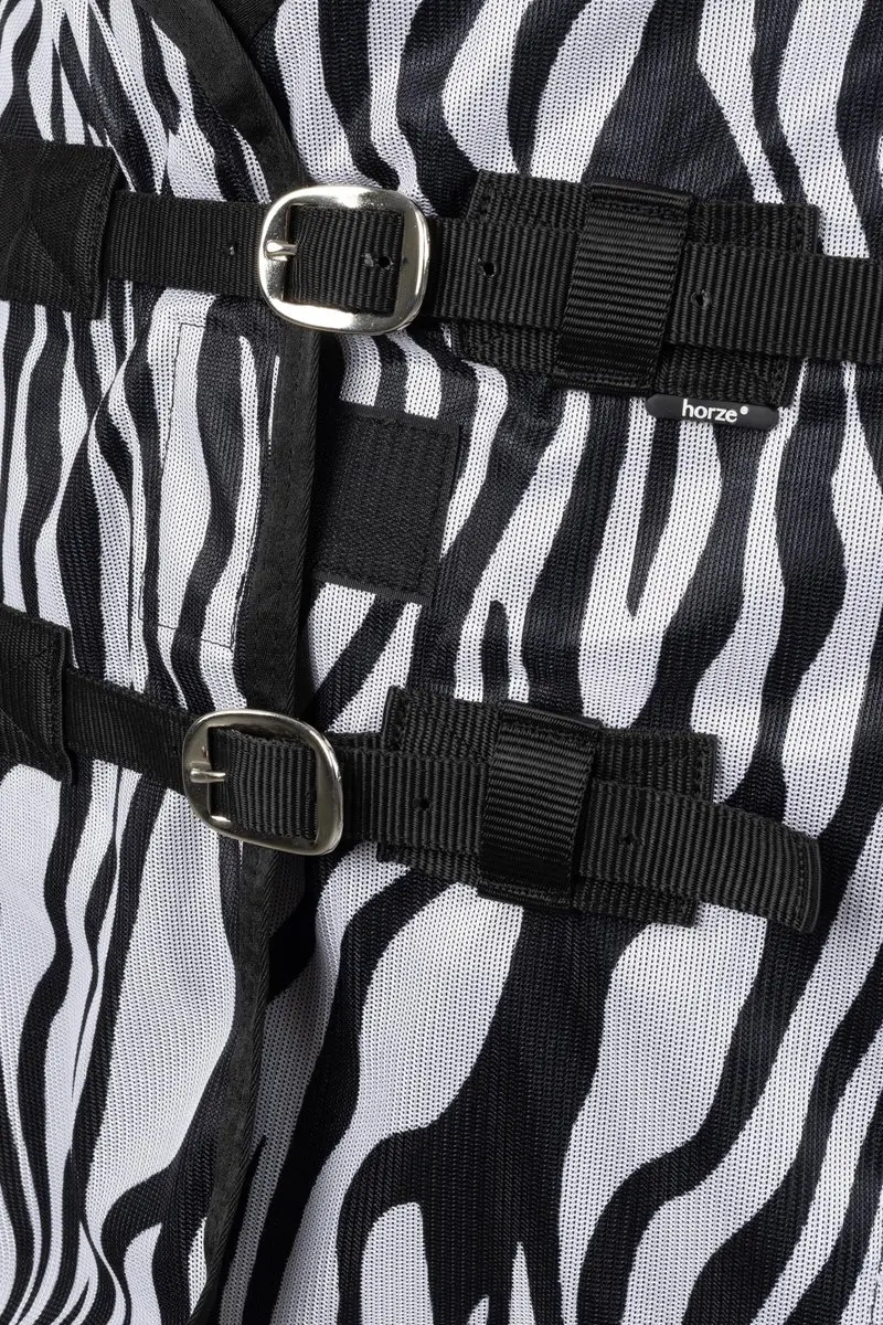 Horze Defender Vliegendeken 135 zebra - afbeelding 6 van 6