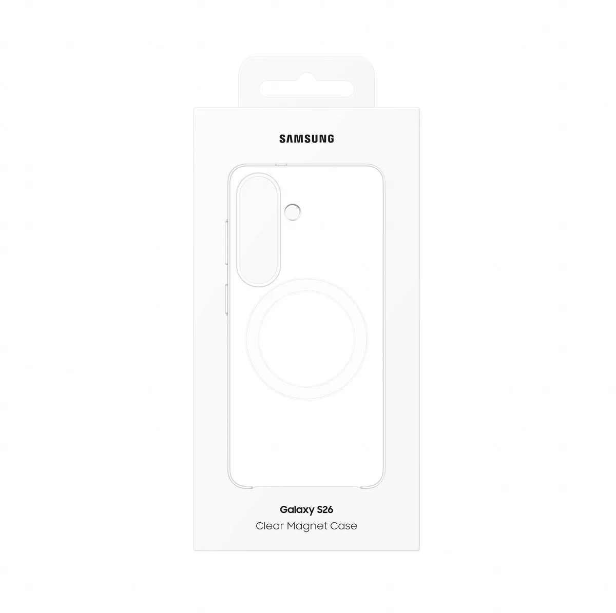 Samsung Galaxy S26 Hoesje - Clear Magnet Case - Transparant