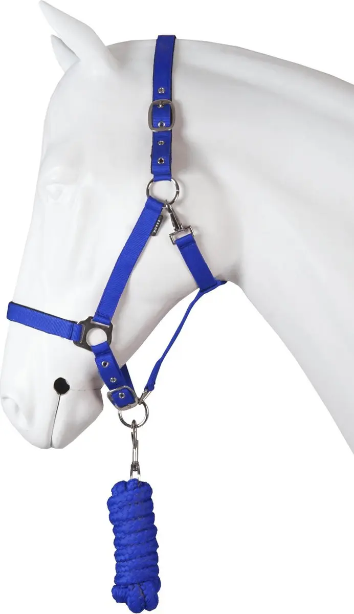 Horka Halsterset Dime Blauw Maat Cob