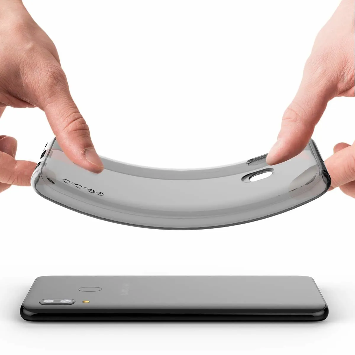 Samsung Galaxy M20 TPU Hoesje - Zwart