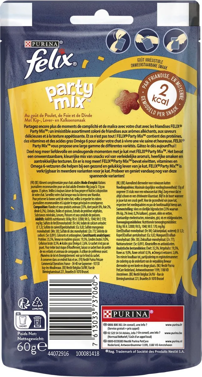 Felix Snack Party Mix Original - 60g