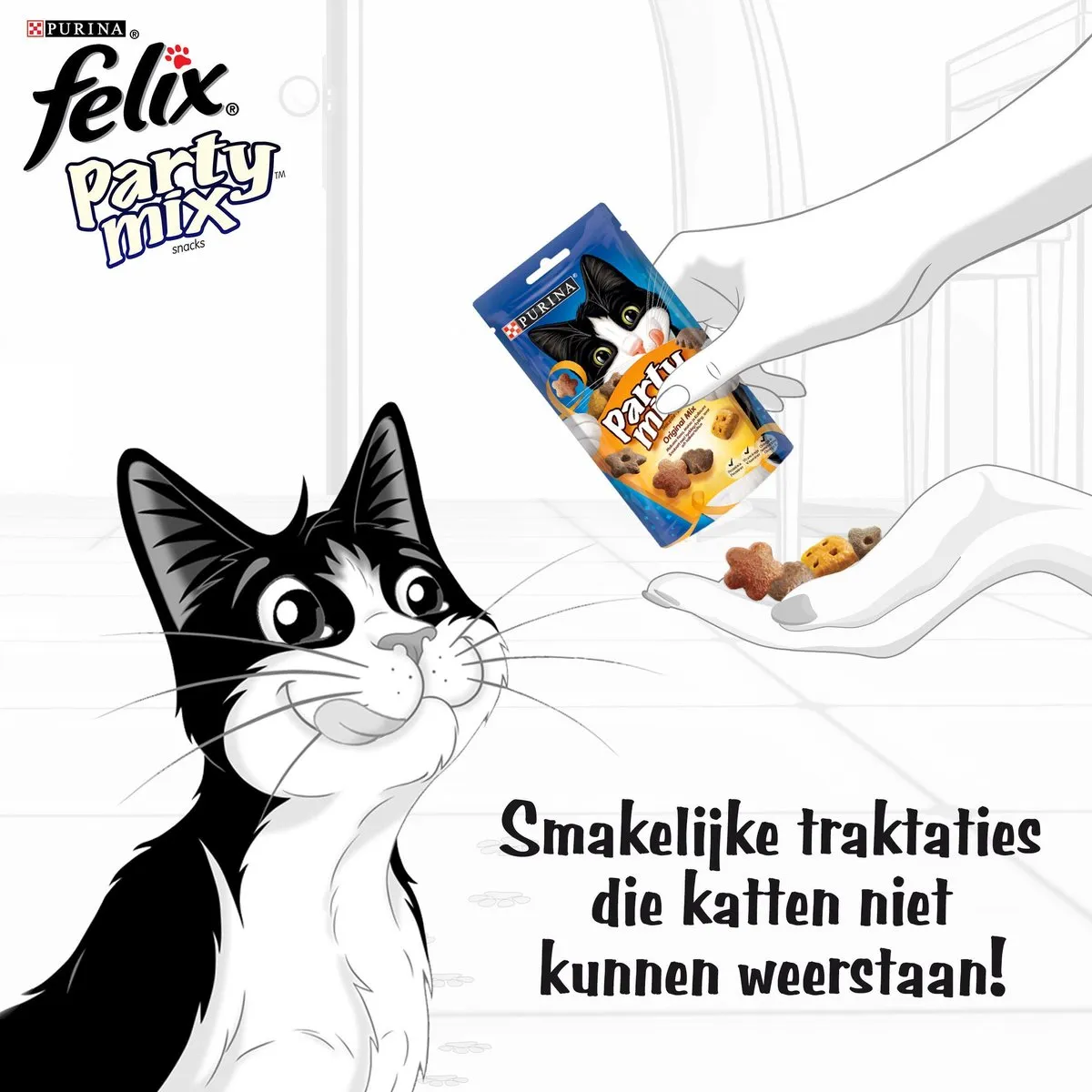 Felix Snack Party Mix Original - 60g