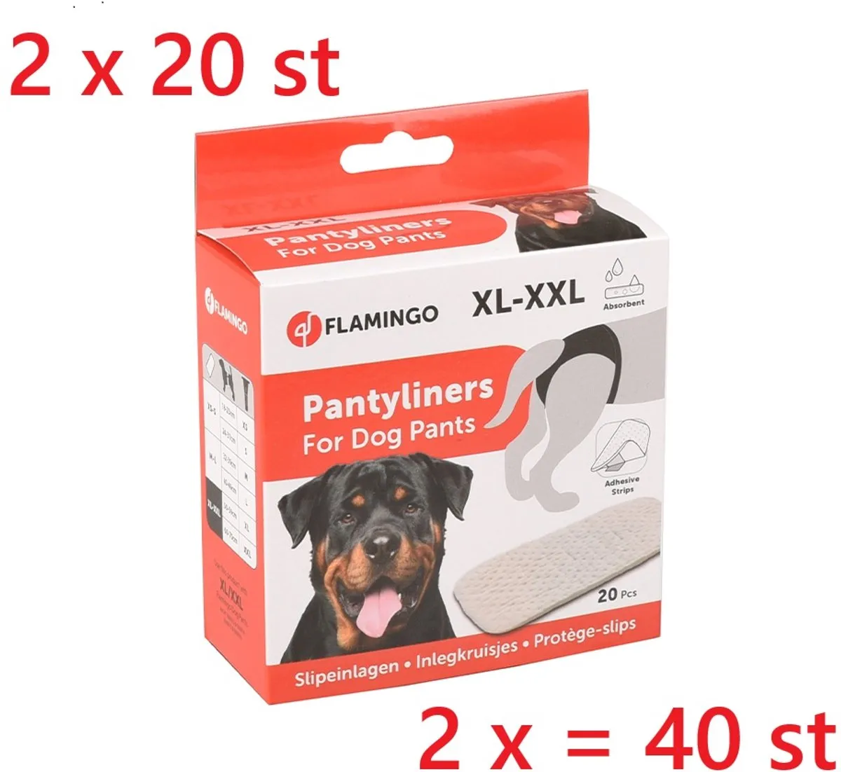 Flamingo Inlegkruisjes Honden XXL 40 Stuks