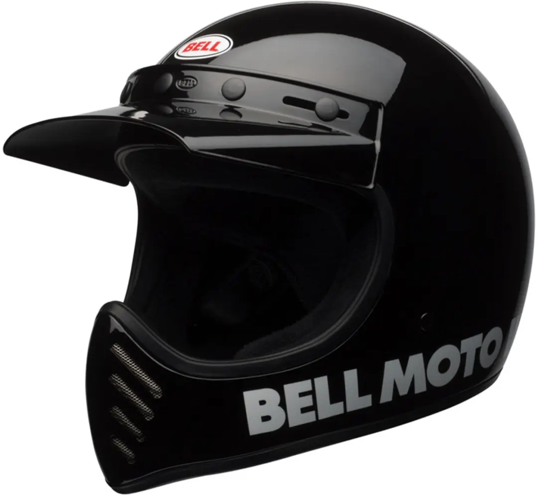 Bell Moto-3 Classic Solid Gloss Zwart Integraalhelm