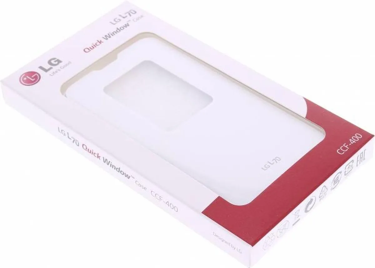 LG Quickwindow Cover L70 D320N09733401 - Wit