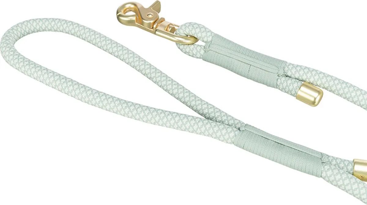 Trixie Soft Rope Hondenriem - Saliegroen/Mint - afbeelding 2 van 4