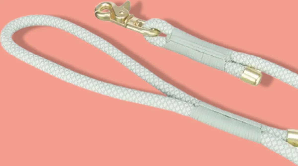 Trixie Soft Rope Hondenriem - Saliegroen/Mint - afbeelding 3 van 4