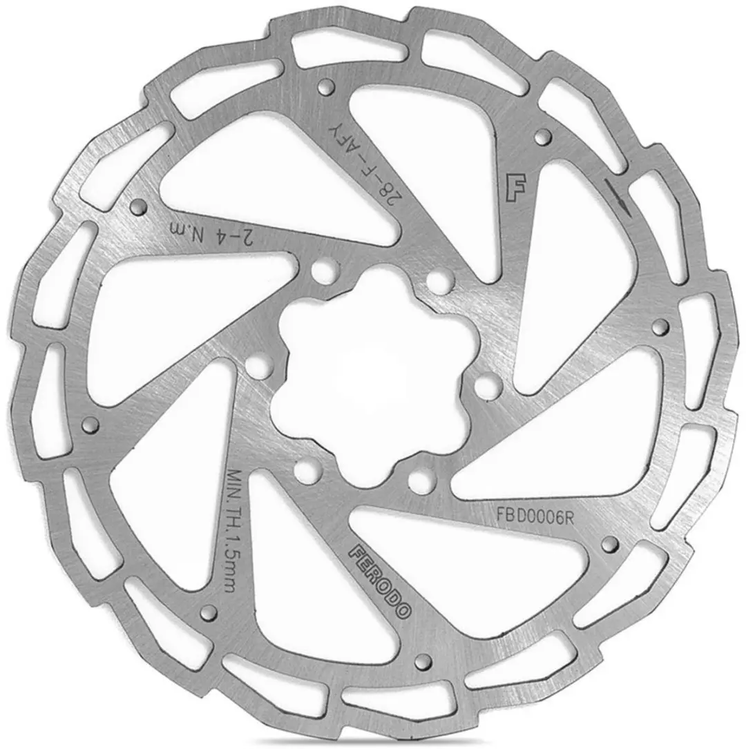 Ferodo Mtb 1.8 Mm Remschijf Zilver 140 mm