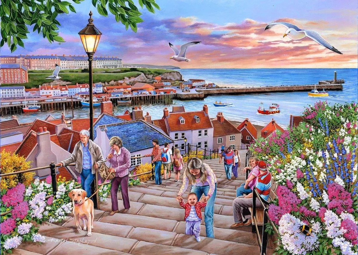 House Of Puzzles Whitby 199 Steps Legpuzzel 1000 Stuks - HP0604