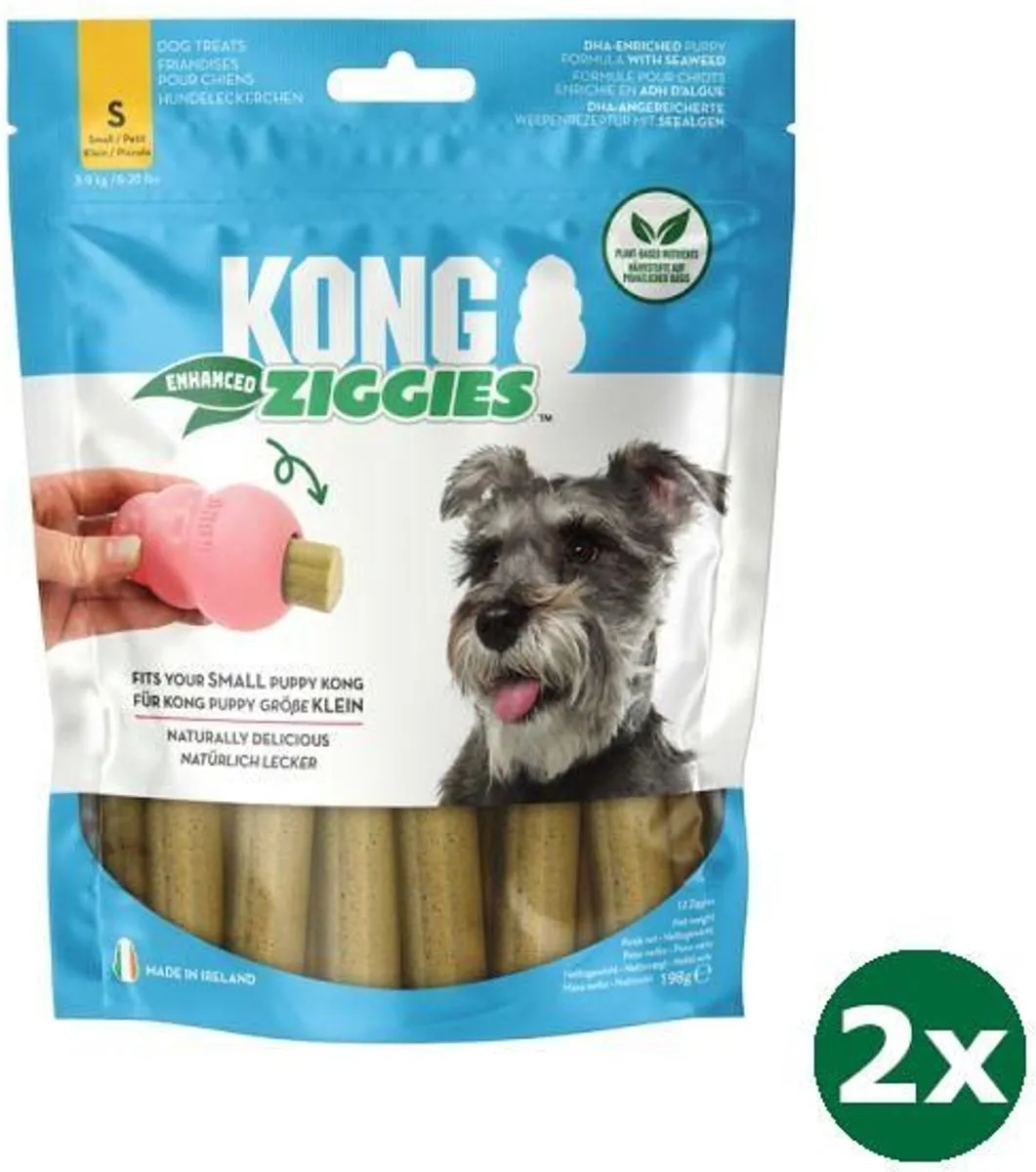 KONG Ziggies Enhanced Puppy 12 Stuks