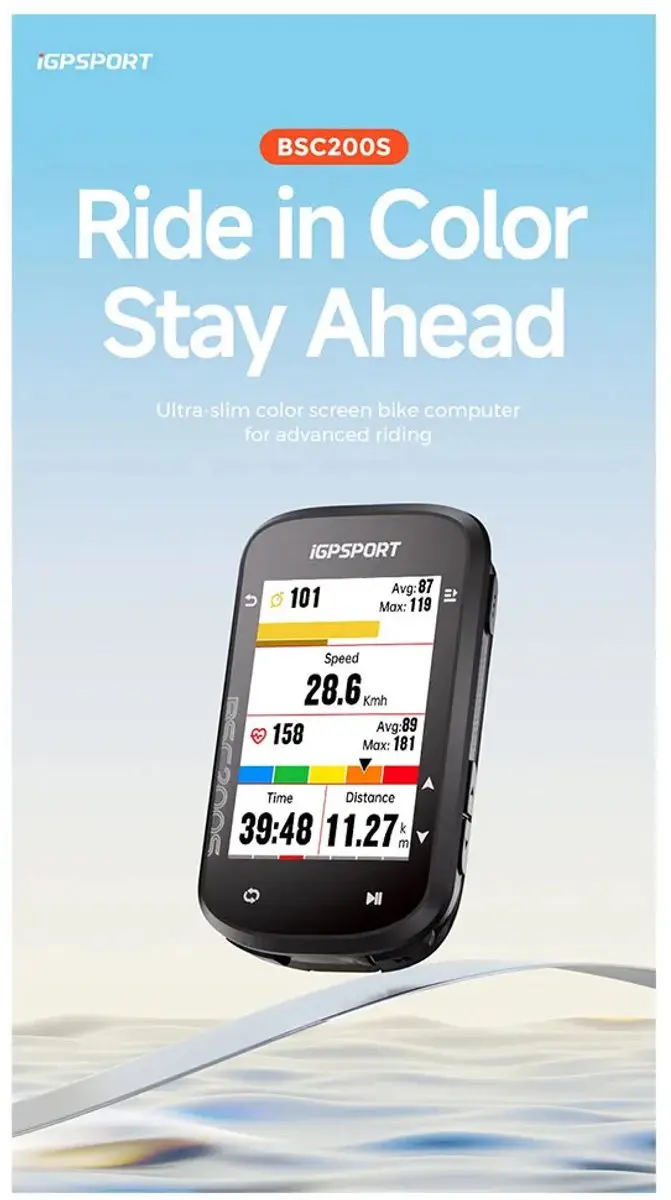 Igpsport BSC200S GPS Fietscomputer - afbeelding 2 van 6