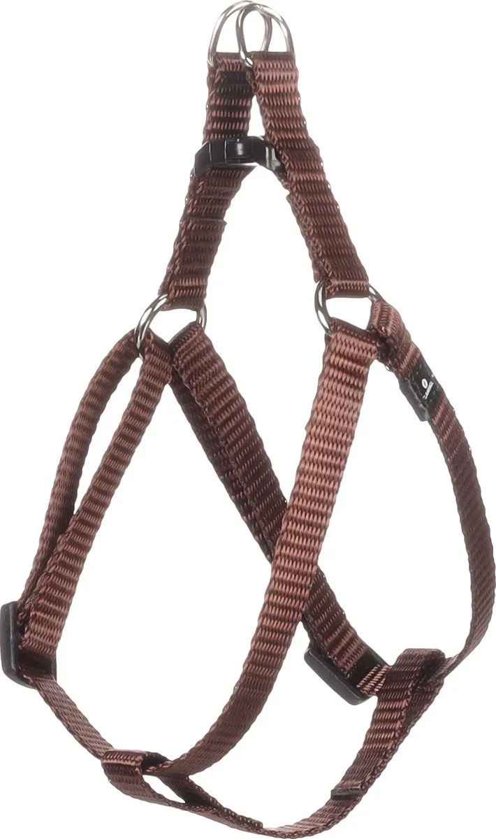 Flamingo Ziggi Step&go Hondenharnas - Bruin S 25-45cm