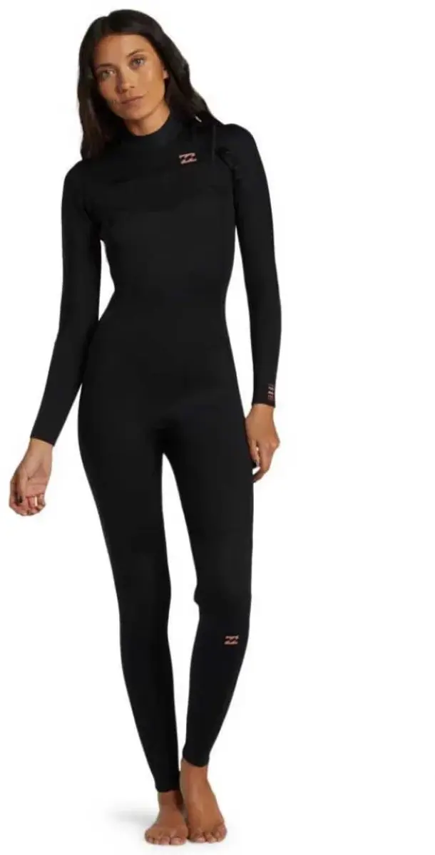 2025 Billabong Dames Foil 3/2mm Borst Ritssluiting Wetsuit