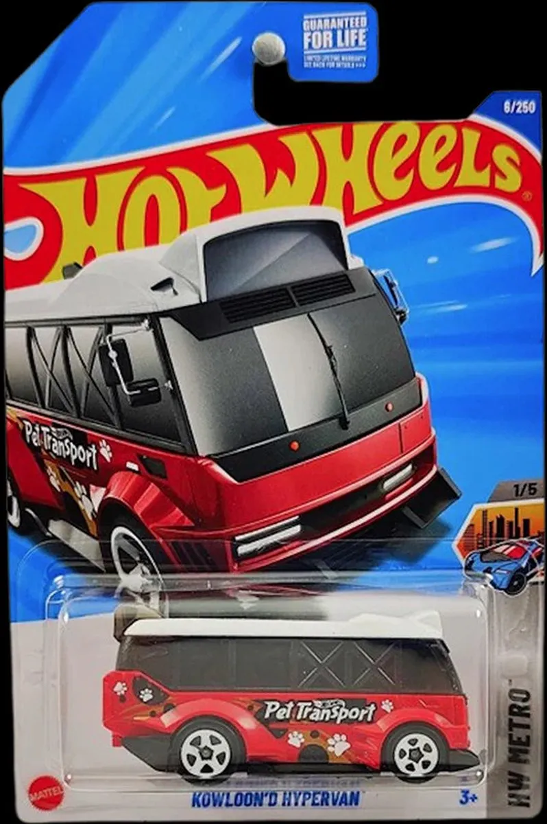 Hot Wheels Kowloon'd Hypervan Pet Transport