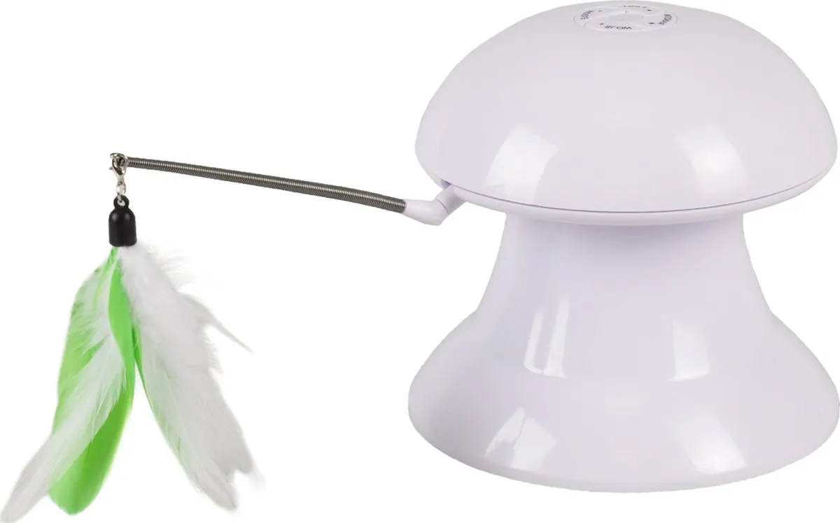 Flamingo Elektronisch Kattenspeelgoed Laser met Veren