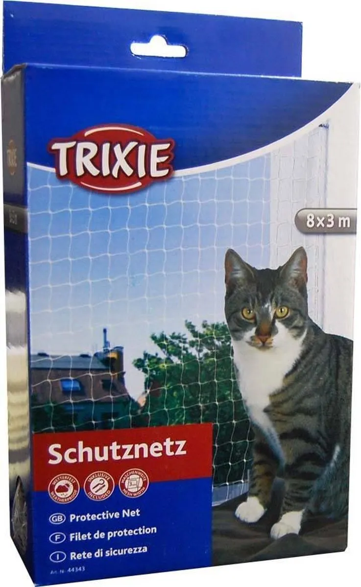 Trixie Katten Beschermingsnet 3x2m Transparant