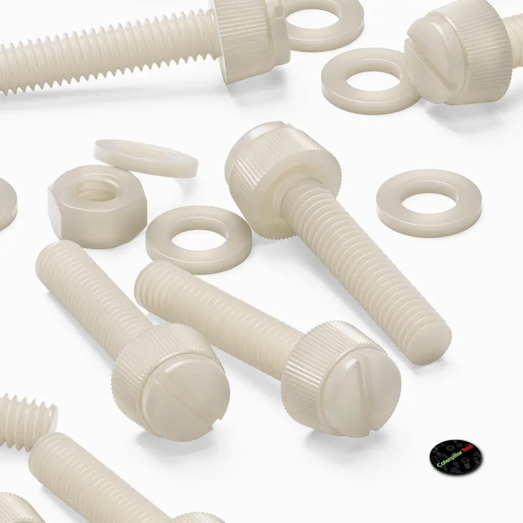 50x Nylon Duimschroeven M6 x 30mm