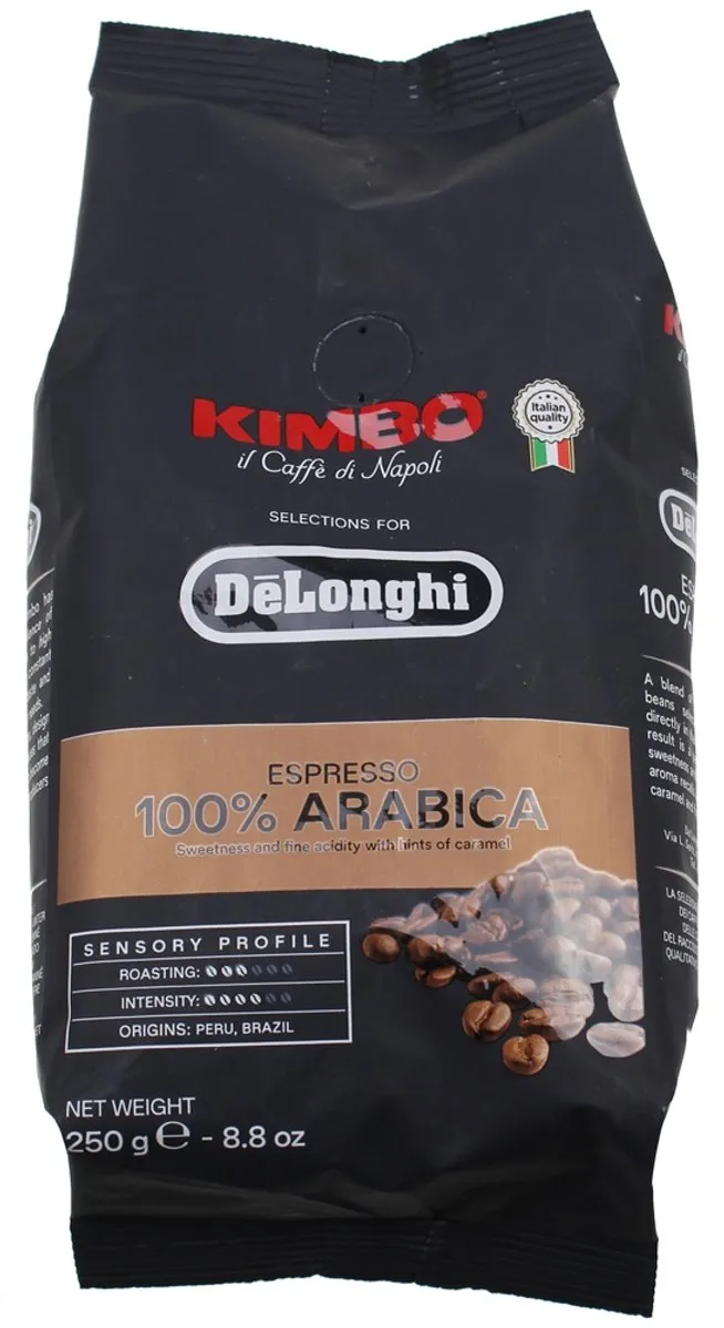 De'Longhi Kimbo Arabica Koffiebonen 250g