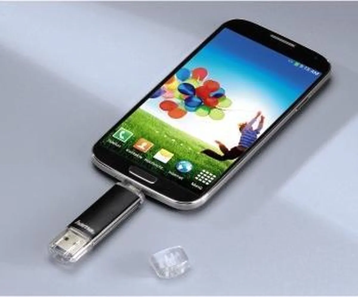 Hama FlashPen Laeta Twin 123999 USB-stick 32GB - Zwart - afbeelding 6 van 6