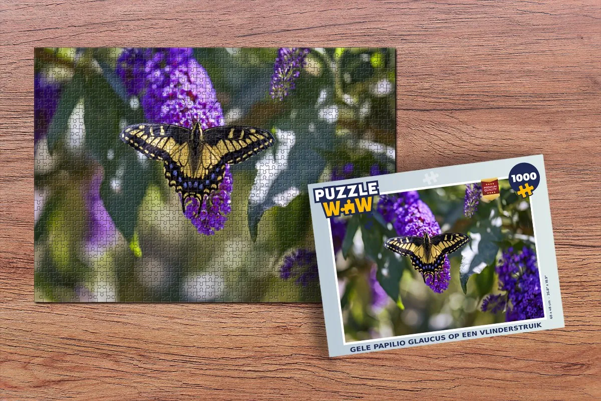 PuzzleWow Vlinderstruik Puzzel 1000 Stuks - Multicolor