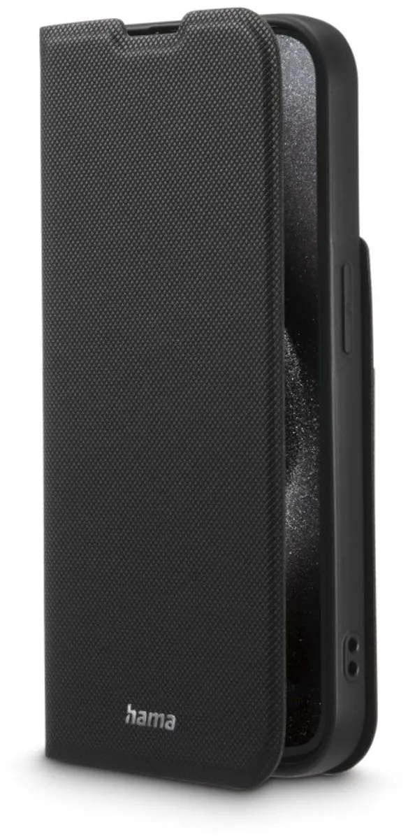Hama Hoesje iPhone 15 Pro Daily Protect Booklet - 2 Pasjes - Zwart