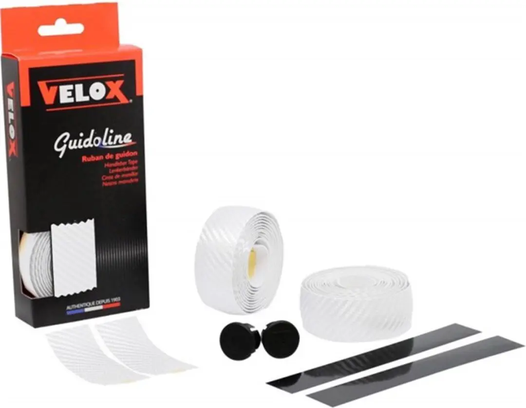 Velox Carbon stuurlint 1.75m wit - afbeelding 2 van 6