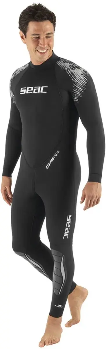 Seacsub M.lungo Cover 5 Mm Freediving Wetsuit Zwart 3XL Man