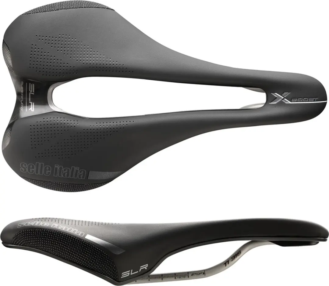 Selle Italia zadel SLR Boost X-Cross Superflow staal zwart S3