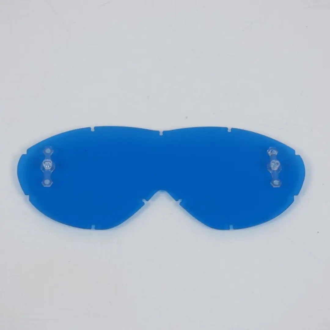 enkel scherm blauwe goggle cross smith sonic voor motorfiets enduro quad nieuw