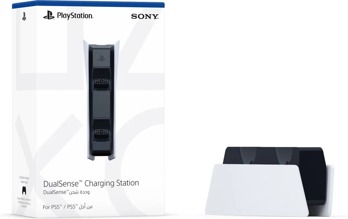 Sony PlayStation PS5 DualSense Oplaadstation 207330 - Zwart/Wit