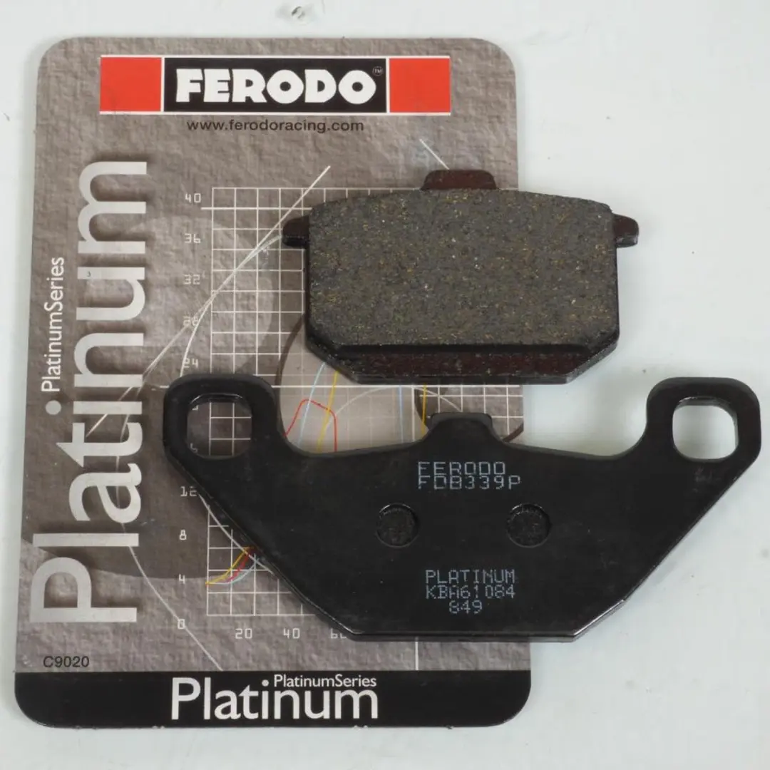 Plaquette de frein Ferodo pour Moto Kawasaki 600 GPZ 1987 à 1988 ZX600A / AR Ne