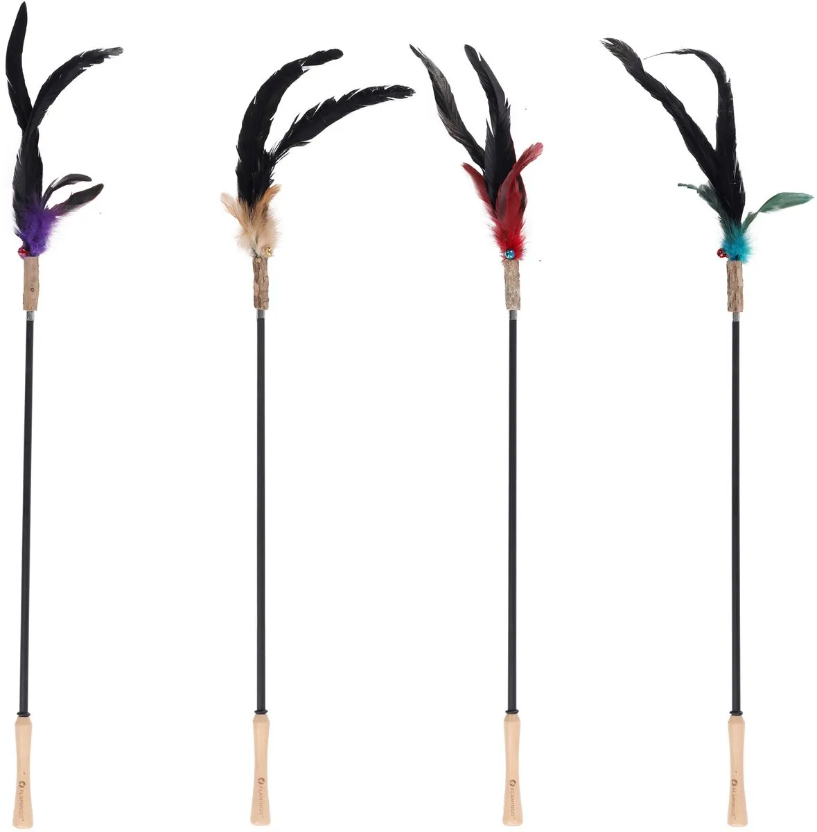 Flamingo Telescopische Kattenhengel Marit - 61-186cm Assorti