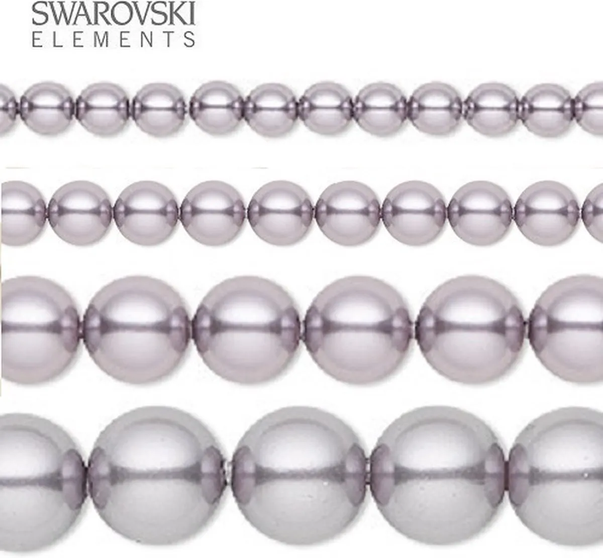Swarovski Elements Parels 4mm Mauve