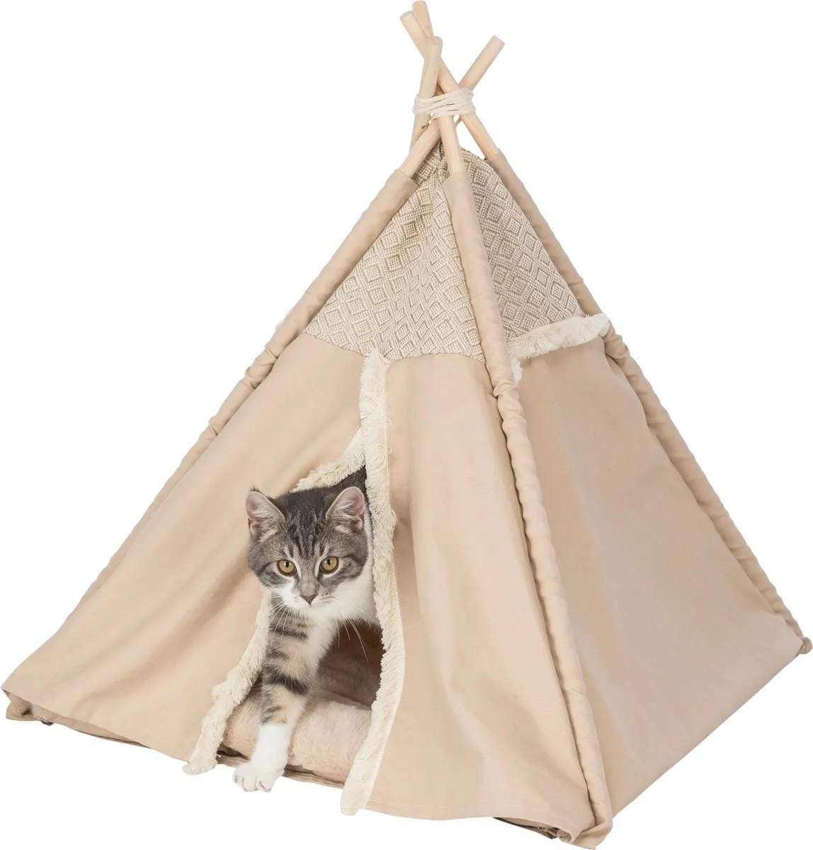 Trixie Kattenmand Tipi Boho - 55x55x65cm - afbeelding 6 van 6