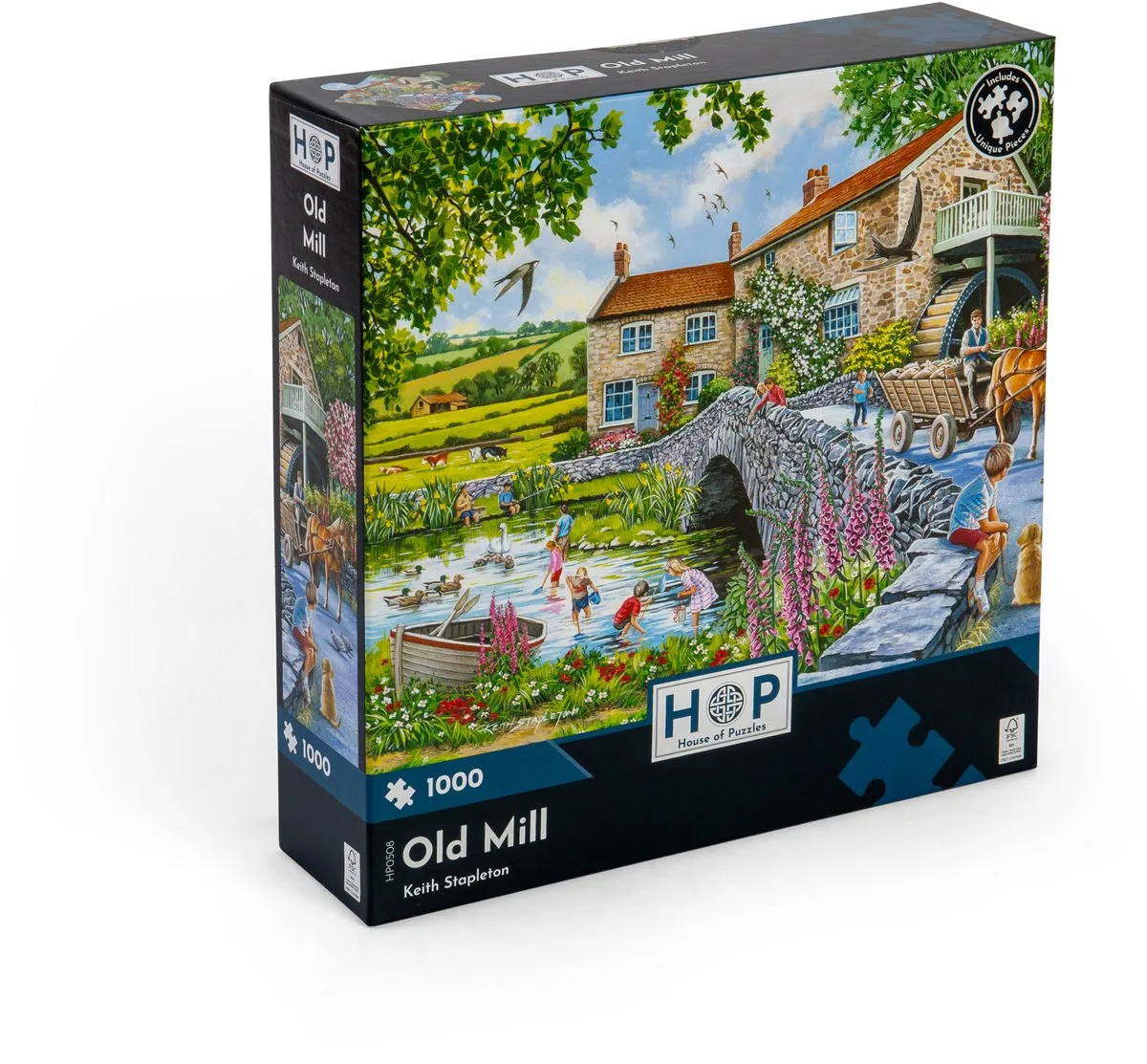 House Of Puzzles Old Mill Legpuzzel 1000 Stuks - HP0508 - Multicolor