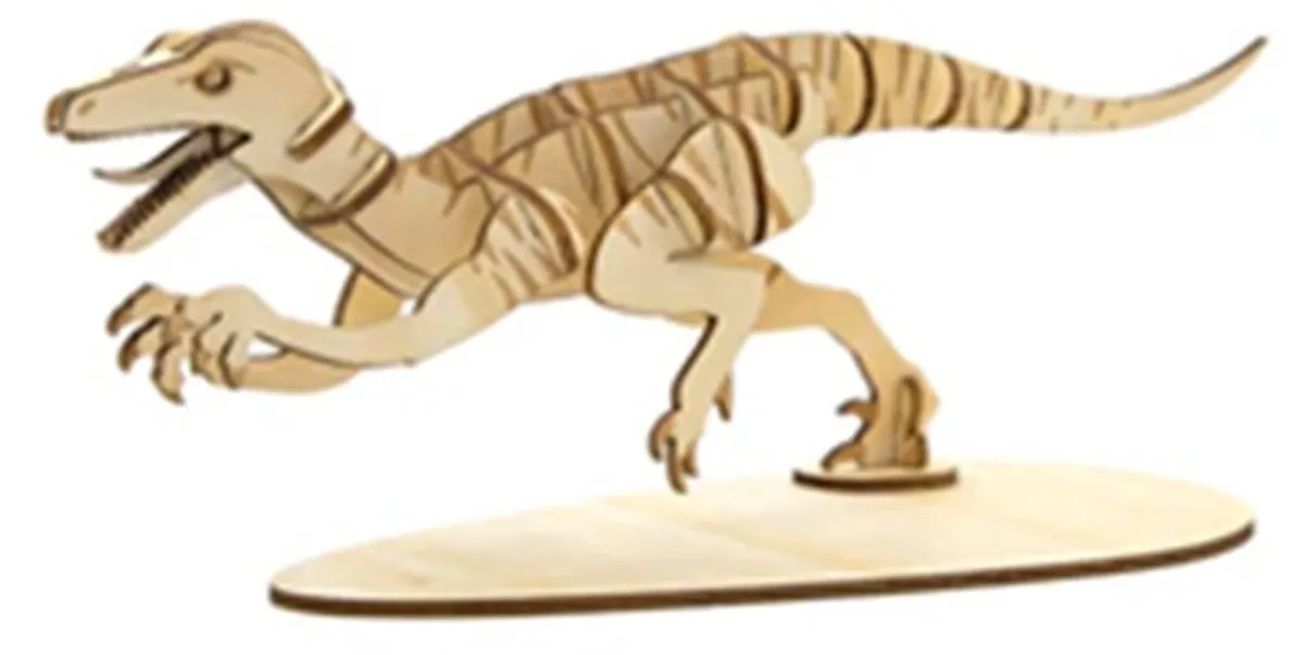 Jurassic World Raptor 3D Puzzel 1:36 - 19x22cm - Divers