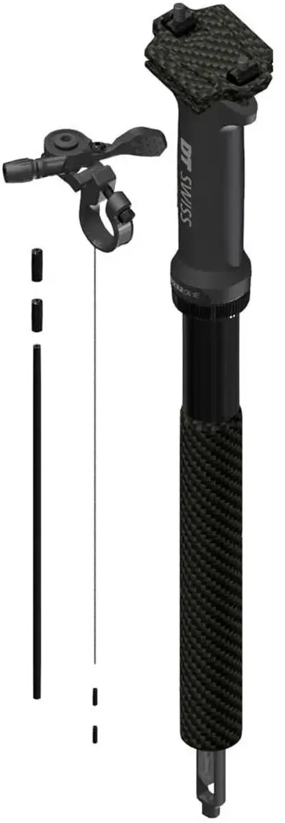 Dt Swiss D 232 One Carbon L1 Trigger 60 Mm Dropper Zadelpen Zilver 340-400 mm /