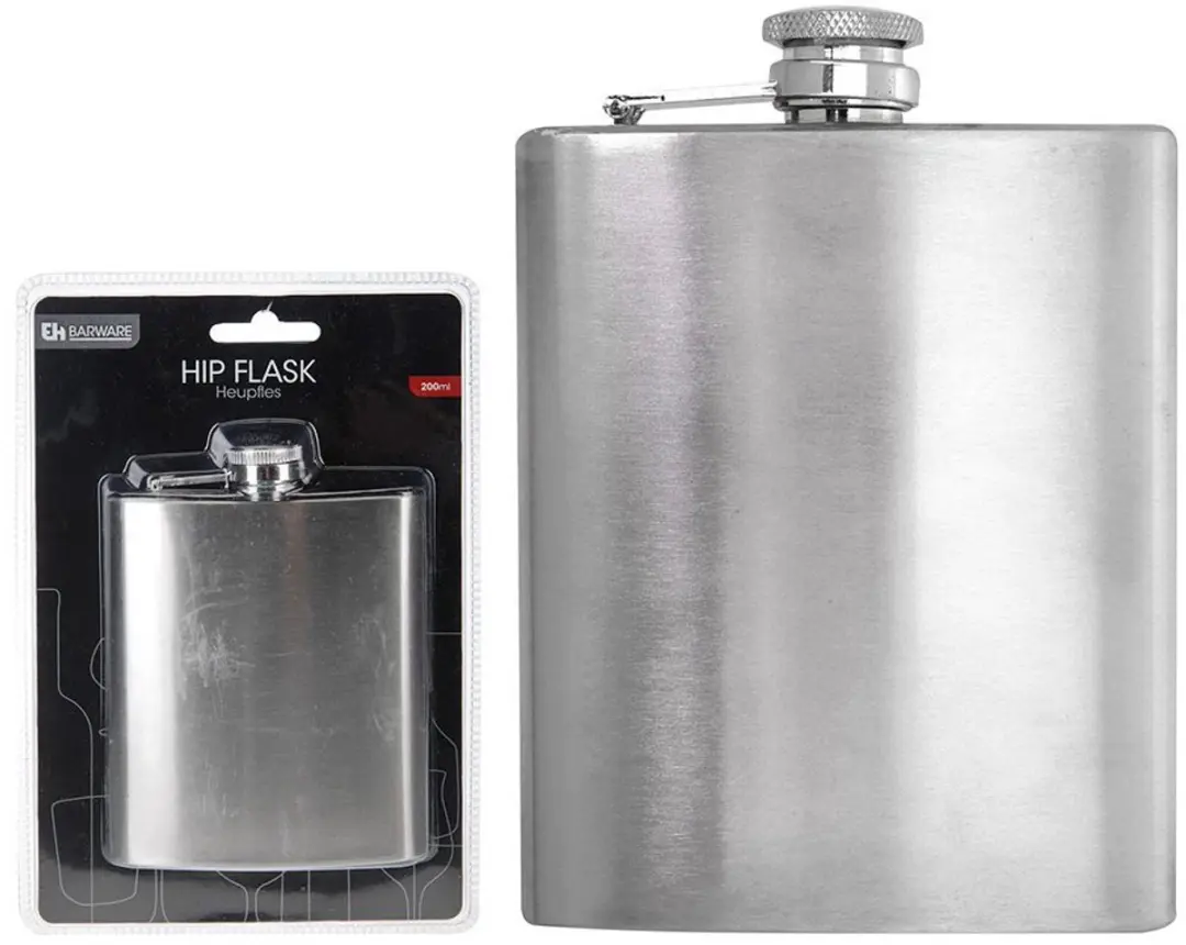 RVS Heupfles 200ml
