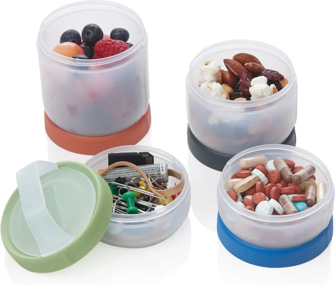 HumanGear Stax Clear/Spectrum Medium Starter 4-pack
