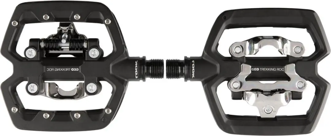 Look Geo Trekking Roc Pedalen Zwart,Zilver