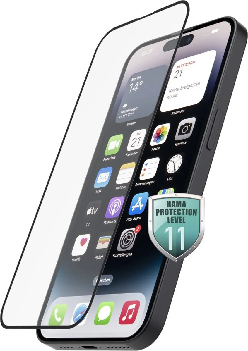 Hama 3D Beschermglas iPhone 14 Pro Max - 1 Stuk