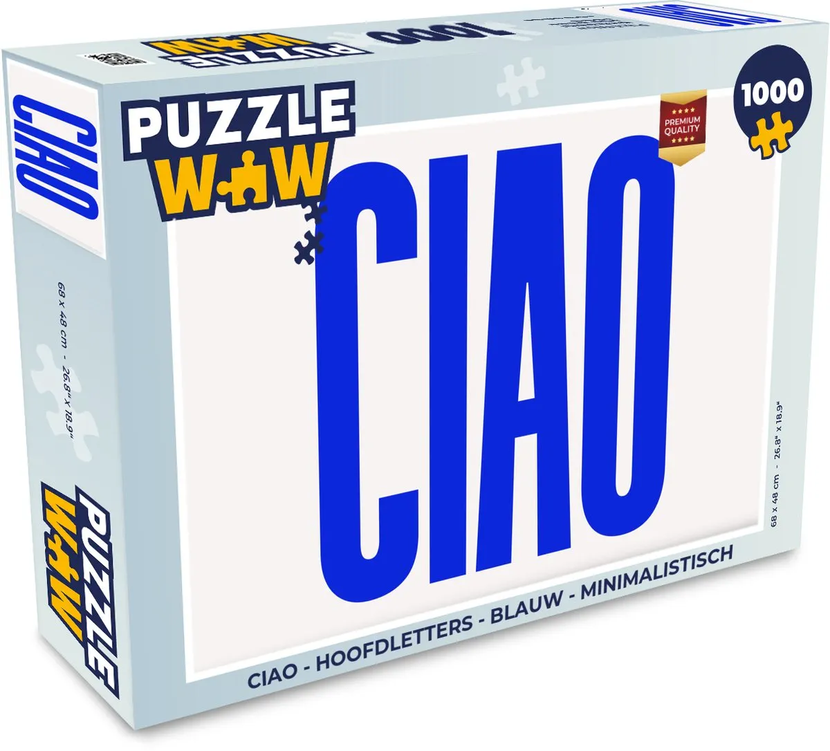 PuzzleWow Ciao Legpuzzel 1000 Stuks
