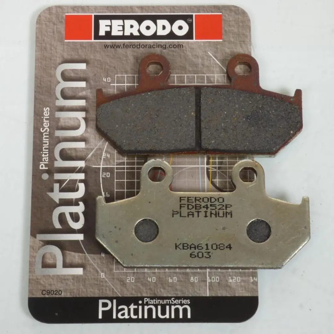 ferodo remblokje voor motor honda 600 shadow 1989 tot 1992 pc21 / av nieuw