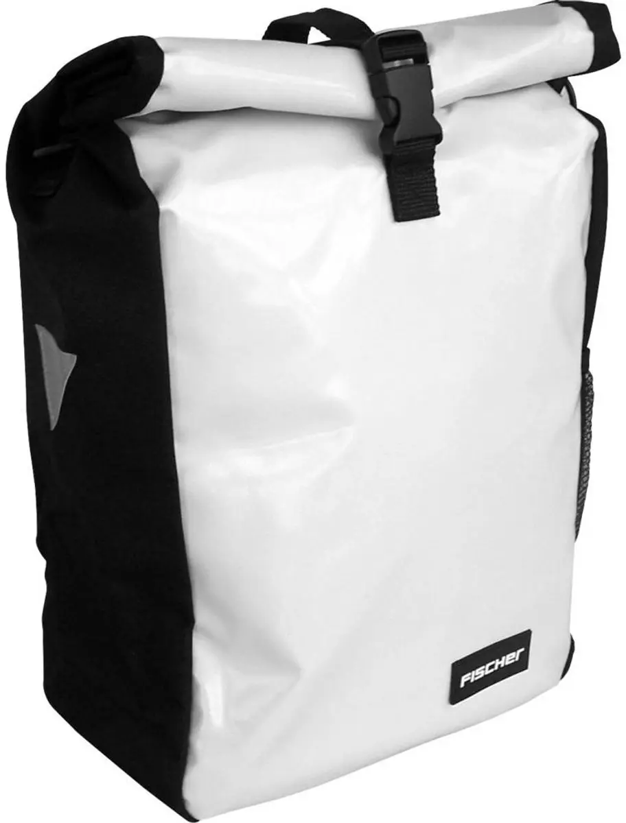 Fischer 86264 Fietstas - 1 liter Wit/Zwart - afbeelding 4 van 4
