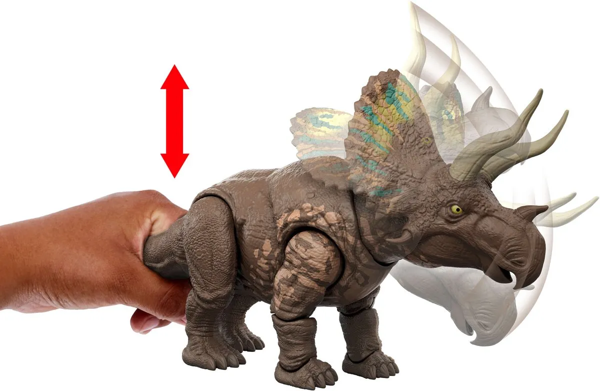 Jurassic World Rebirth Eotriceratops JGB93 Speelgoed - Eotriceratops - afbeelding 6 van 6